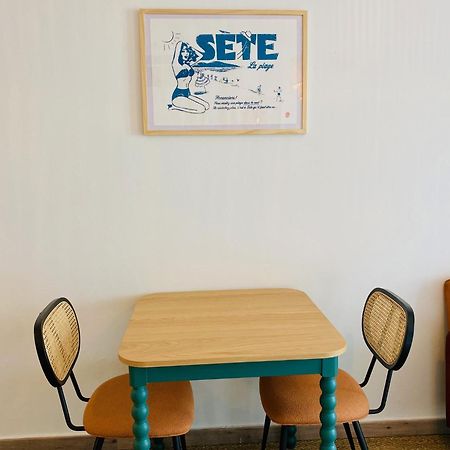 Superbe T2 Cote Gare Parking Clim Wifi Terrasse ! Apartamento Sète Exterior foto