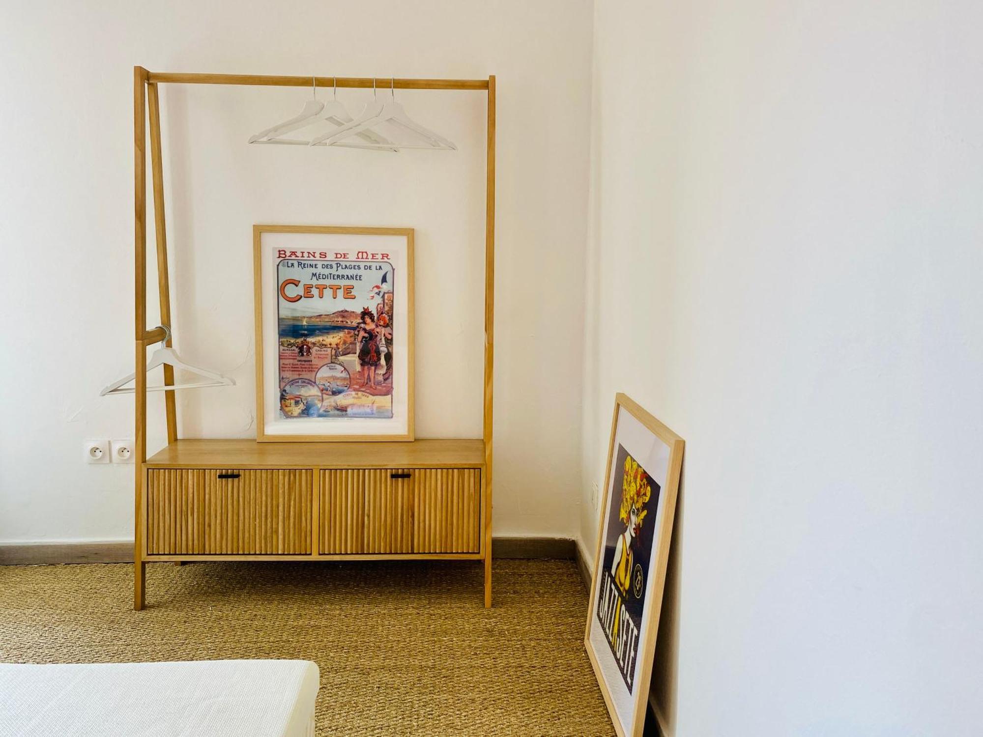 Superbe T2 Cote Gare Parking Clim Wifi Terrasse ! Apartamento Sète Exterior foto
